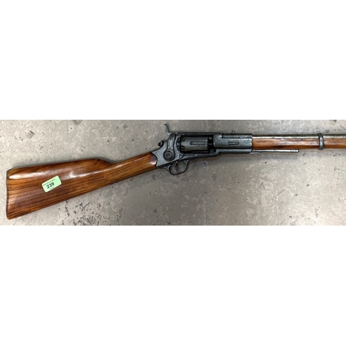 A Western revolver rifle