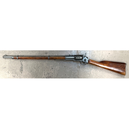 A Western revolver rifle