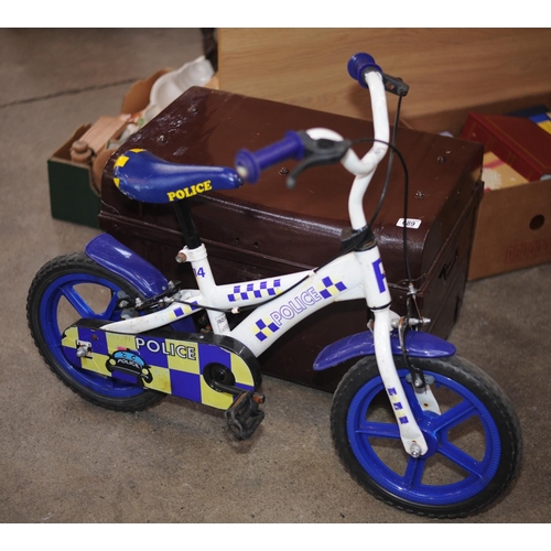 121 - Small Boys Police Bicycle