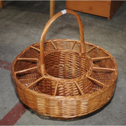 157 - Wicker Bottle Basket