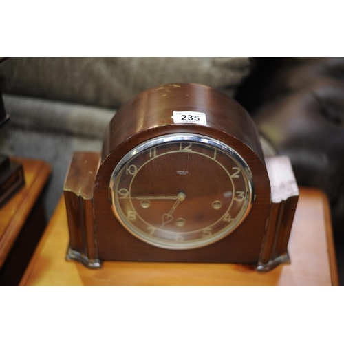 235 - Smiths Mantle Clock with Key