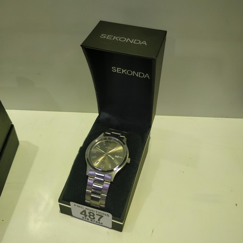 487 - New Gents Sekonda Watch