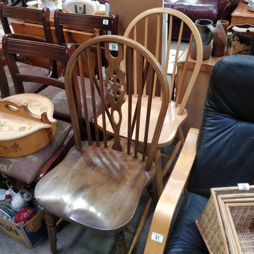 54 - 2 Kitchen Chairs