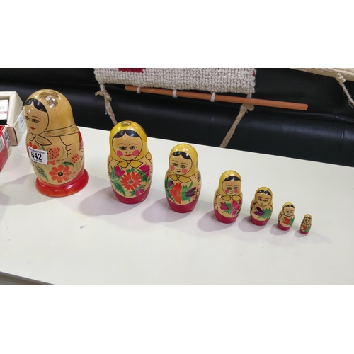 842 - Lovely Set of Russian Dolls