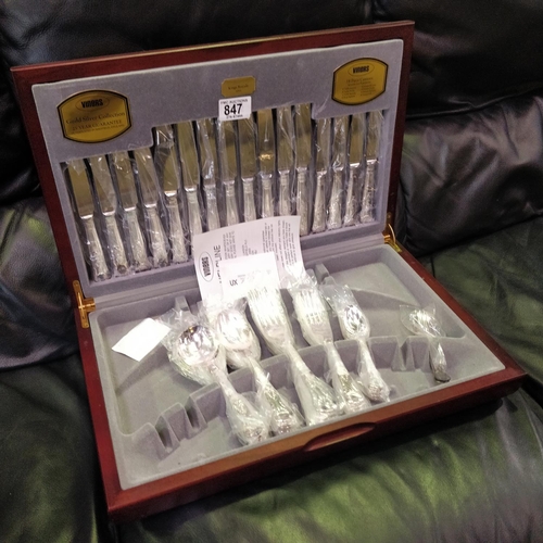 847 - Part Viners 'Kings Royale' Cutlery Set