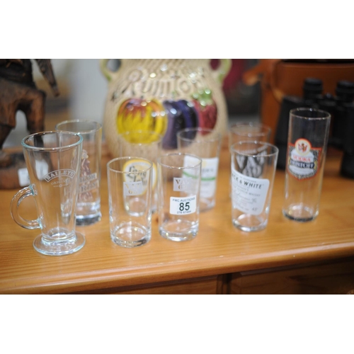 85 - Lot of Branded Drinks Glasses