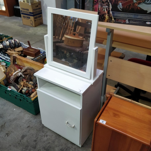 9 - Bedside Cabinet & Mirror