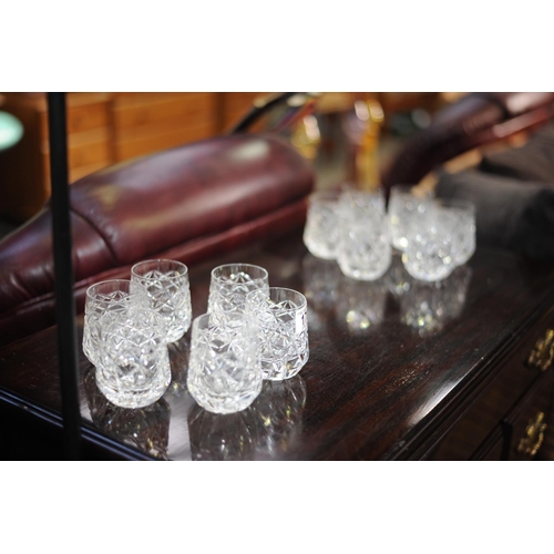 176 - 12  Small Crystal Glasses