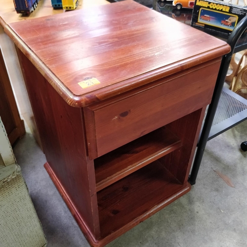 21 - Pine Unit With Drawer