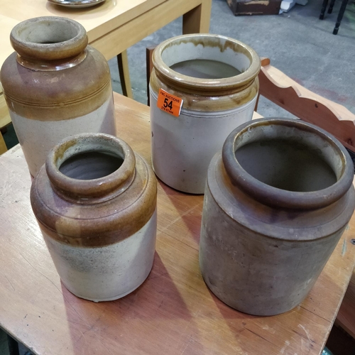 54 - Lot Of Clay Jars