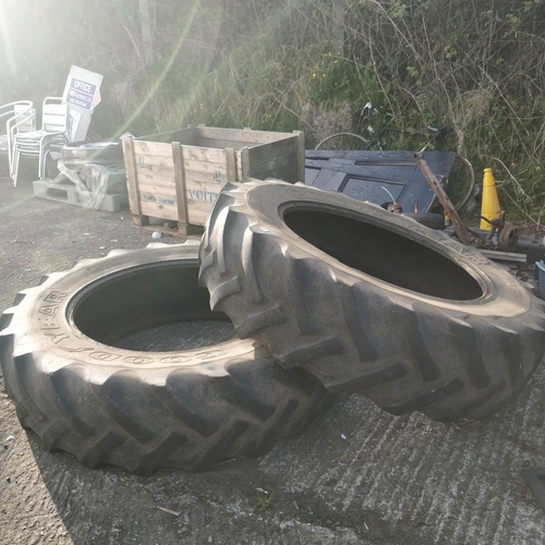 297 - 2 Back Tractor Tyres