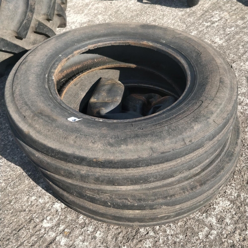30 - 2 Front Tractor Tyres & Tubes 750 x 18