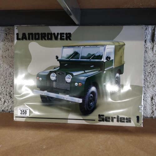 358 - Landrover Sign