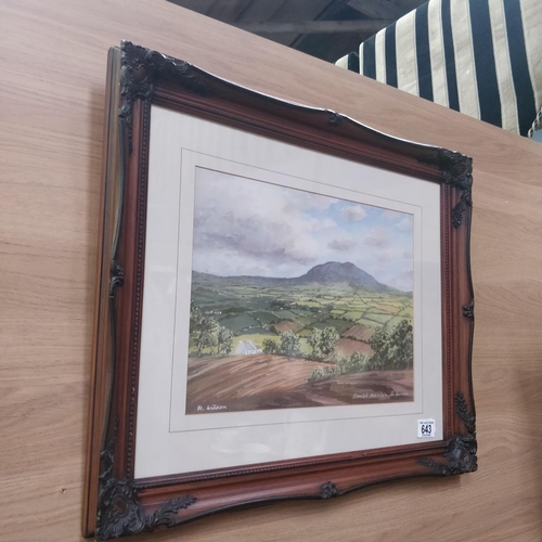 643 - Print of Slemish Mountain By N Wilson