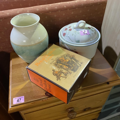 49 - 3 Lots Of Collectables - Wedgewood, Poole & Royal Doulton