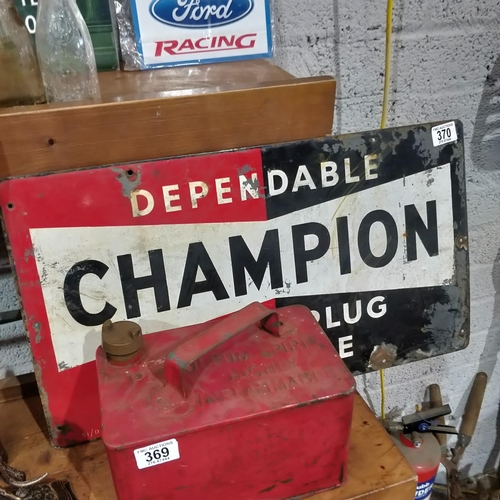 370 - Original Champion Plugs Sign