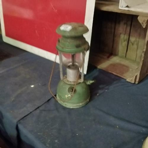 486 - Green Tilley Lamp