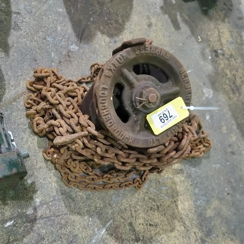 769 - Pulley Block & Chain