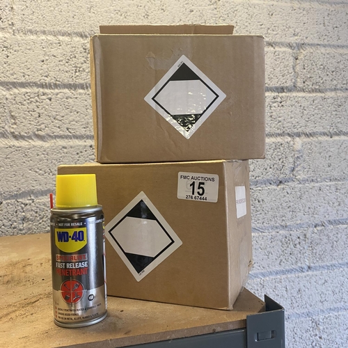 15 - 2 Boxes Of WD 40