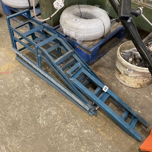 448 - Set Of Car Ramps With Extensions