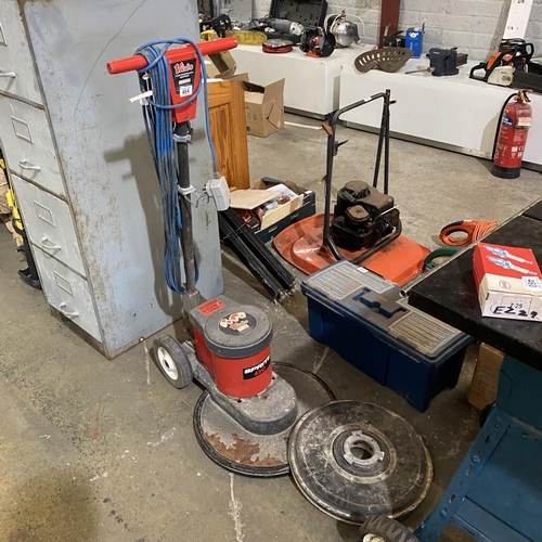 464 - Industrial Floor Sander & Spare Disc