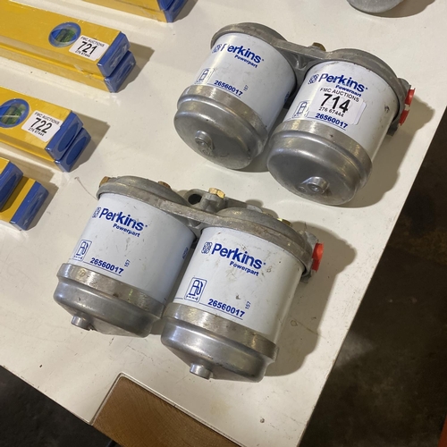 714 - Pair Of Diesel Fuel Filters