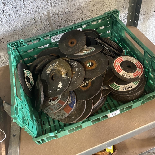 73 - Full Crate Of Grinding Discs