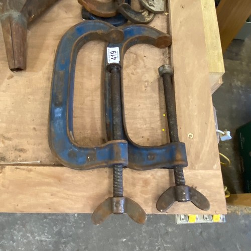 419 - 2 Large G Clamps