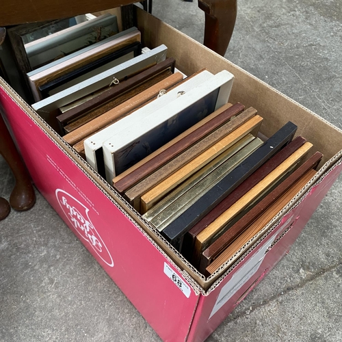 68 - Box Lot Of Picture Frames