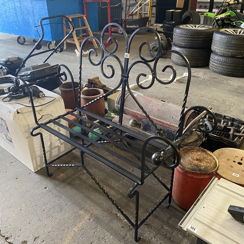 1307 - Cast Iron Garden Seat