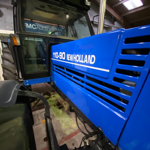 518 - 2003 New Holland 110-90 Turbo, An Excellent Condition Tractor With Only 6400 Hours, An Original Blue... 