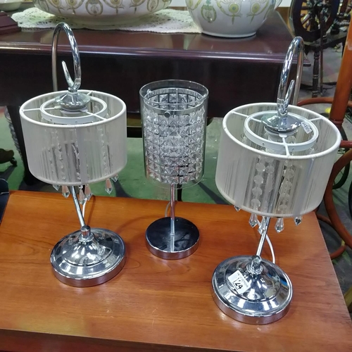 124 - 3 Table Lamps