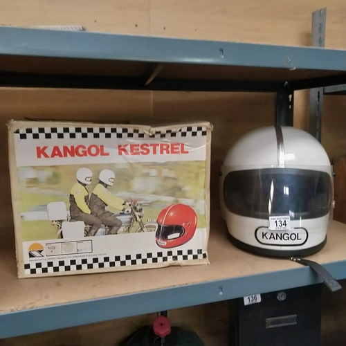 134 - Vintage Bike Helmet In Original Box (Kangol)