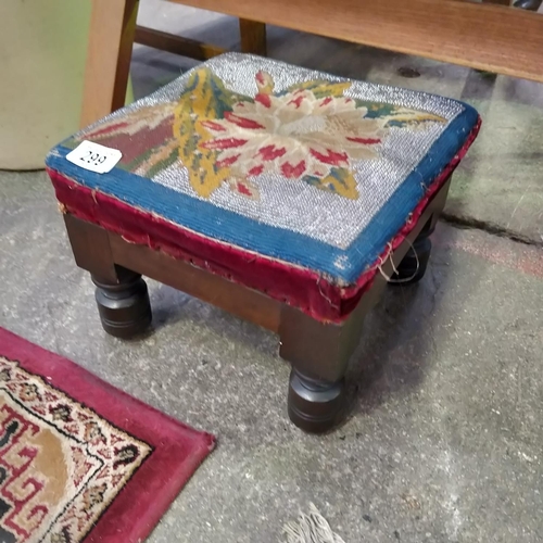 299 - Small Tapestry Footstool