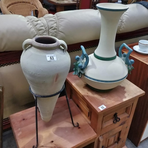 63 - 2 Lovely Vases