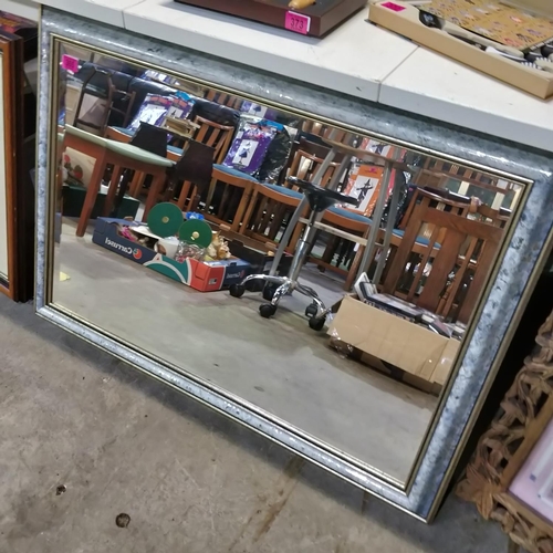 365 - Large Bevelled Framed Mirror