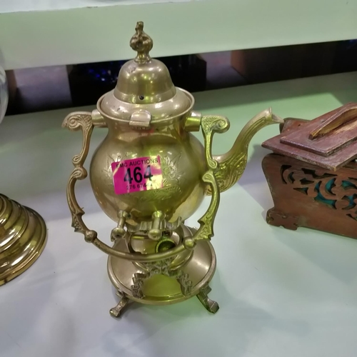 464 - Brass Spirit Kettle