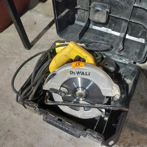 57 - Dewalt 110V Saw