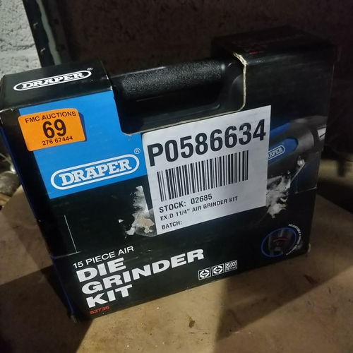 69 - New Draper Die Grinder Kit