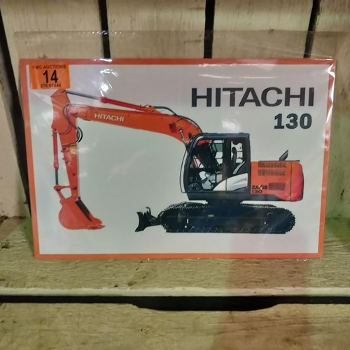 14 - Hitachi 130 Sign