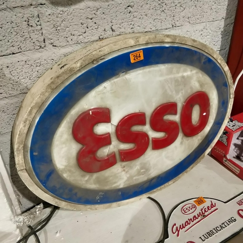 264 - Original Esso Light Up Sign