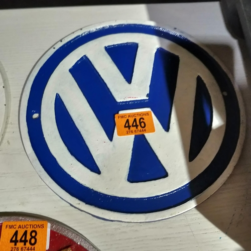 446 - VW Plaque