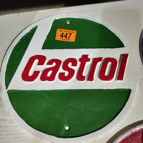 447 - Castrol Plaque