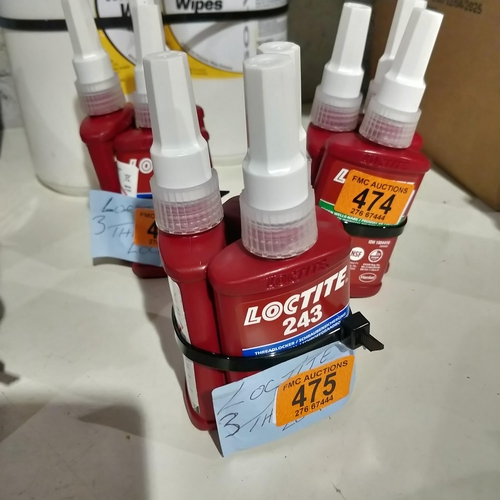 475 - 3x Loctite Thread Locks