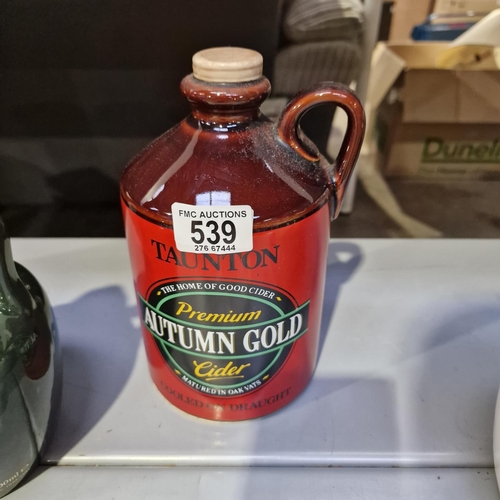 539 - Autumn Gold Cider Jug