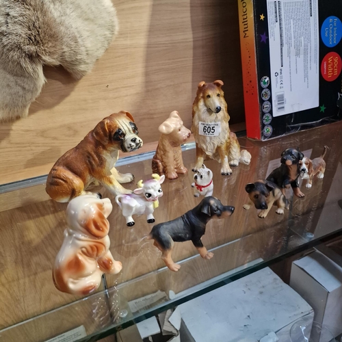 605 - Assorted Lot Of Dogs