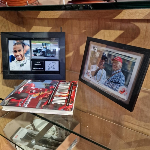609 - Formula One Prints Of Lewis Hamilton & Book