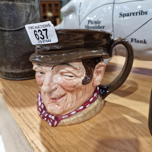 637 - Sam Welley Royal Doulton Toby Jug