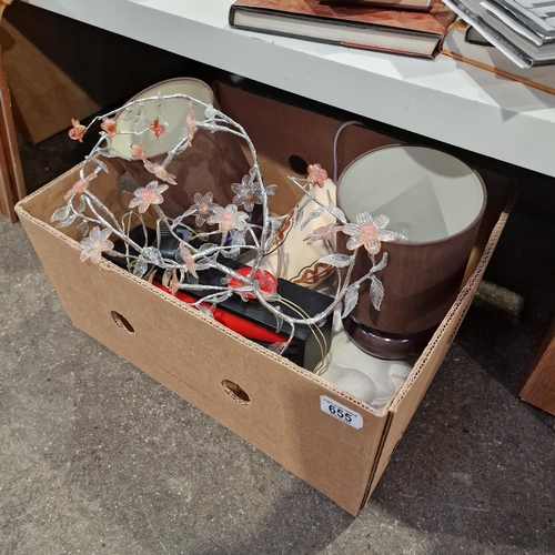 655 - Assorted Lot Of Lamps