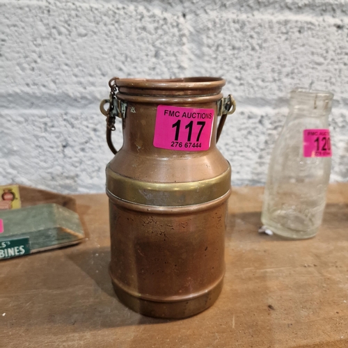 117 - Small Copper Milk Can